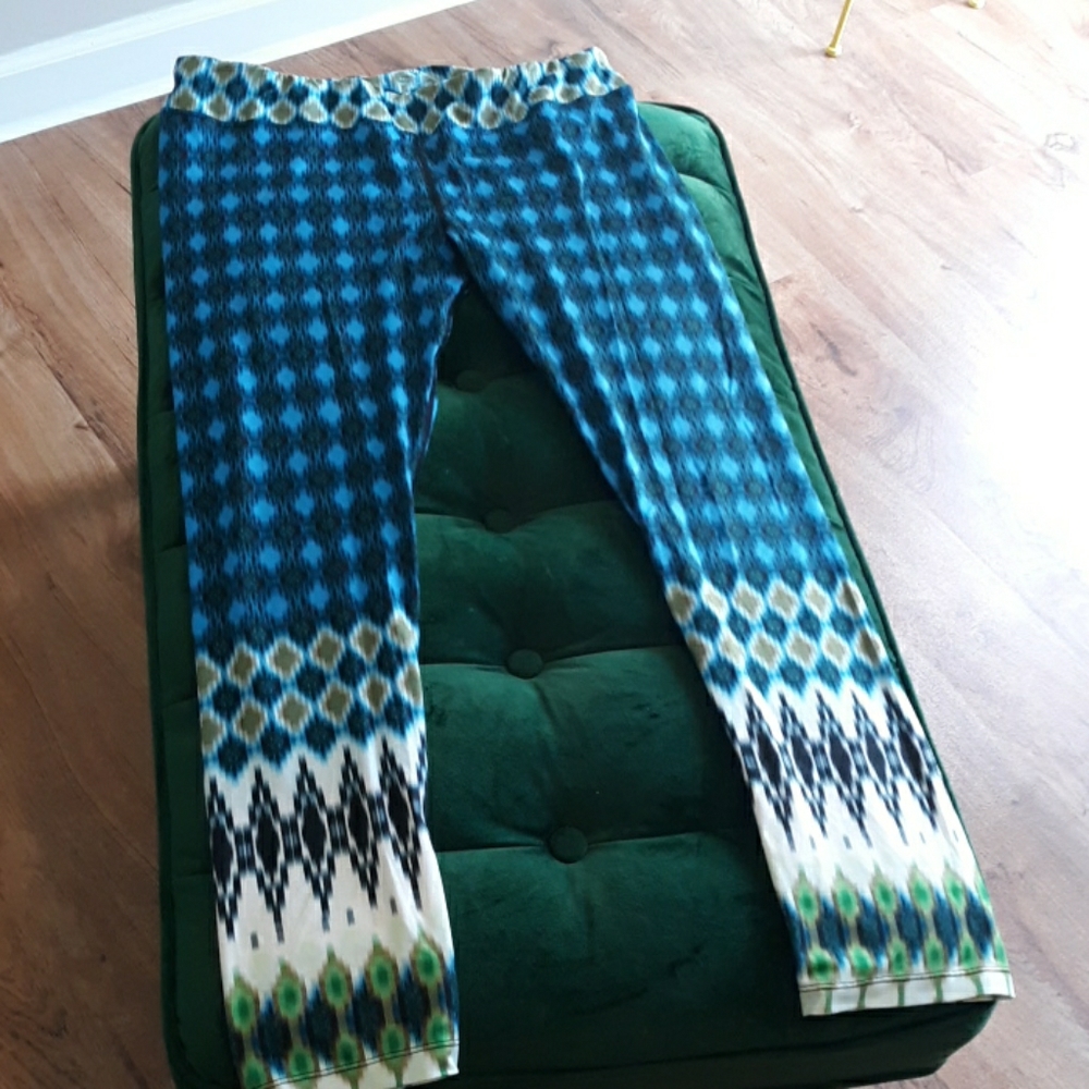 Prana Print Yoga Leggings XL Ankle